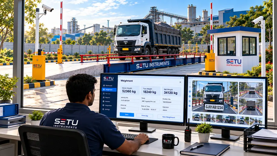 Weighbridge automation and software dashboard